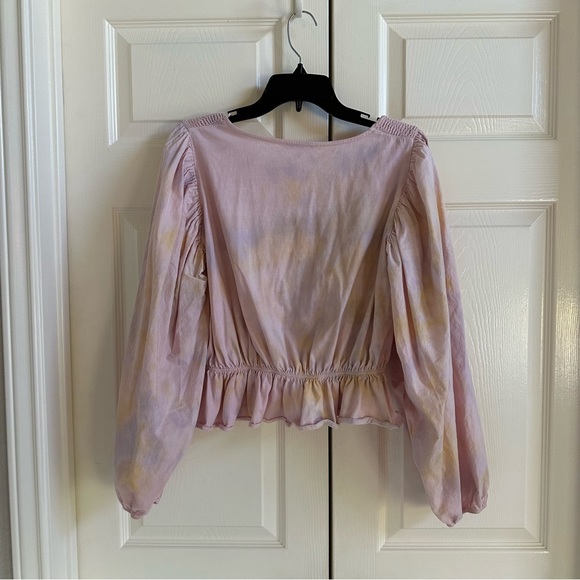 New Zara pink tie dye top - Picture 2 of 3